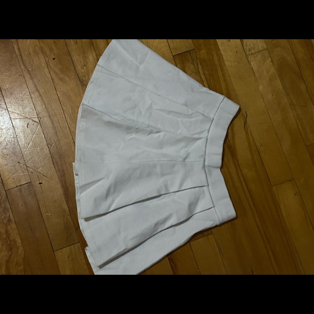 White skirt